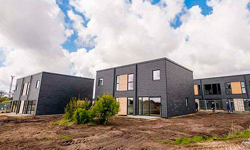 Boliger ej  tilsluttet fjernvarmenettet.