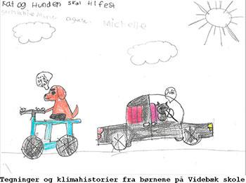 Billede fra Klimahistorier fra børnene på Videbæk Skole